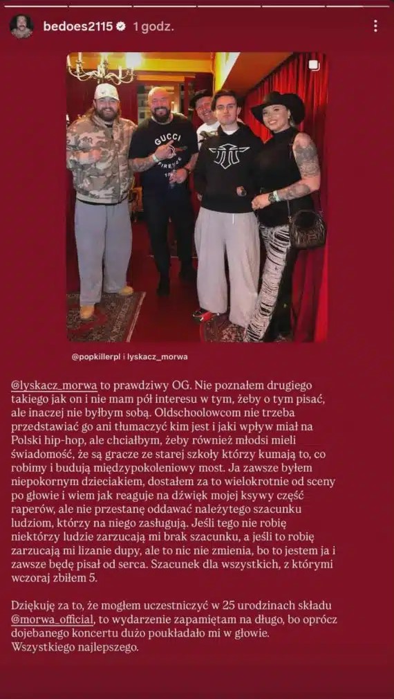 bedoes morwa łyskacz