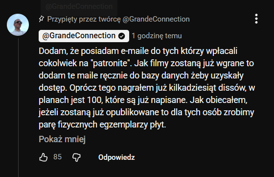 grande 100 dissów
