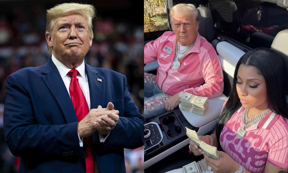 trump nicki minaj