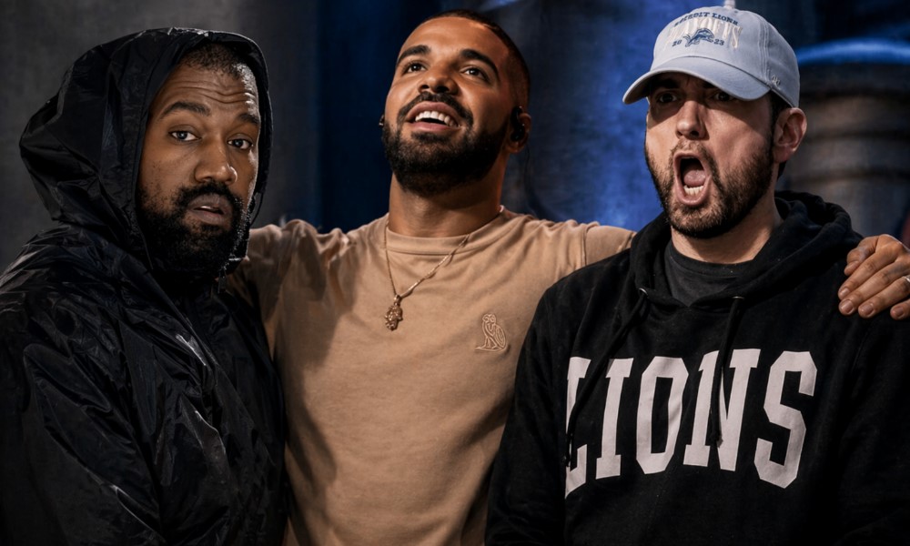 drake eminem kanye west